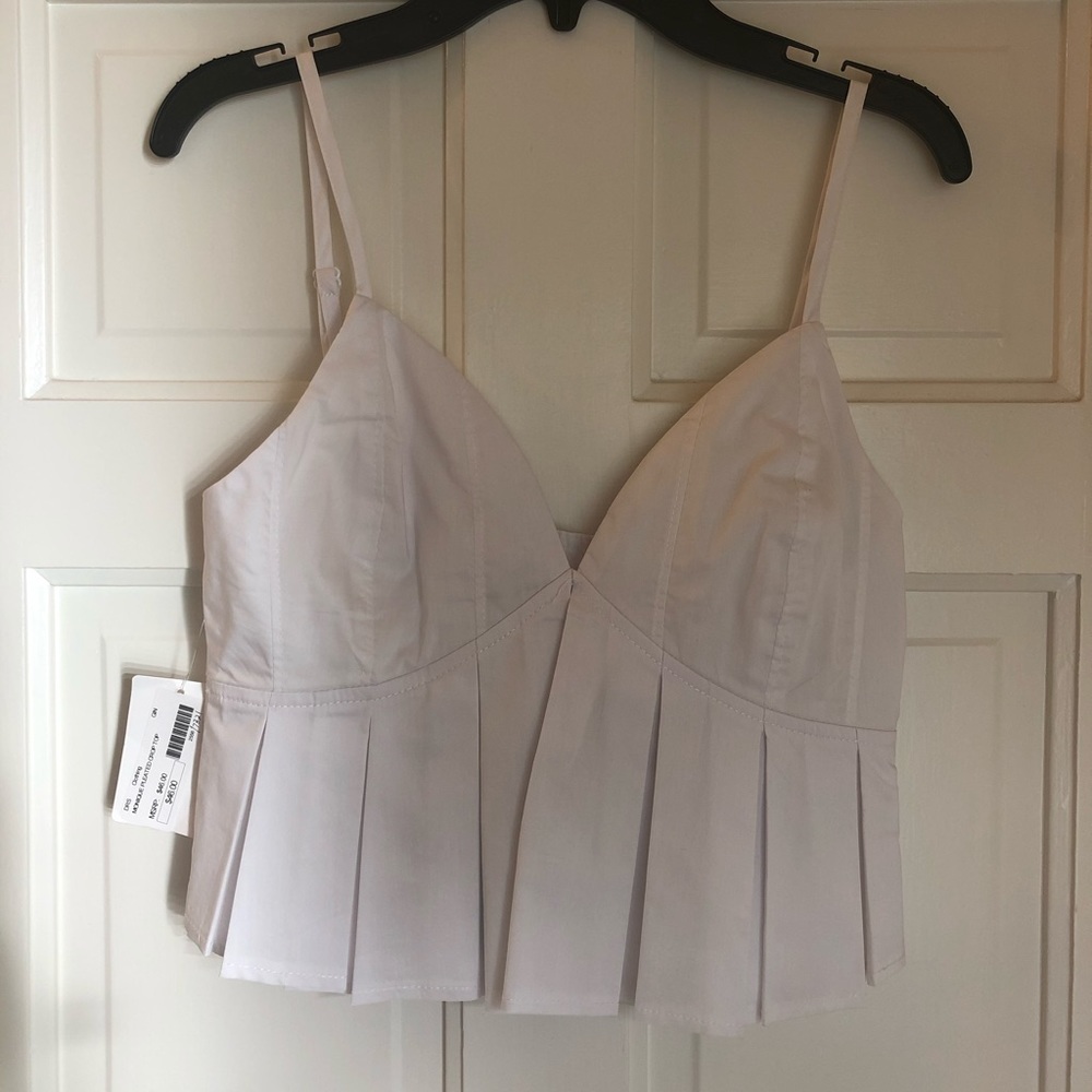 Signature 8 Monique Pleated Crop Top